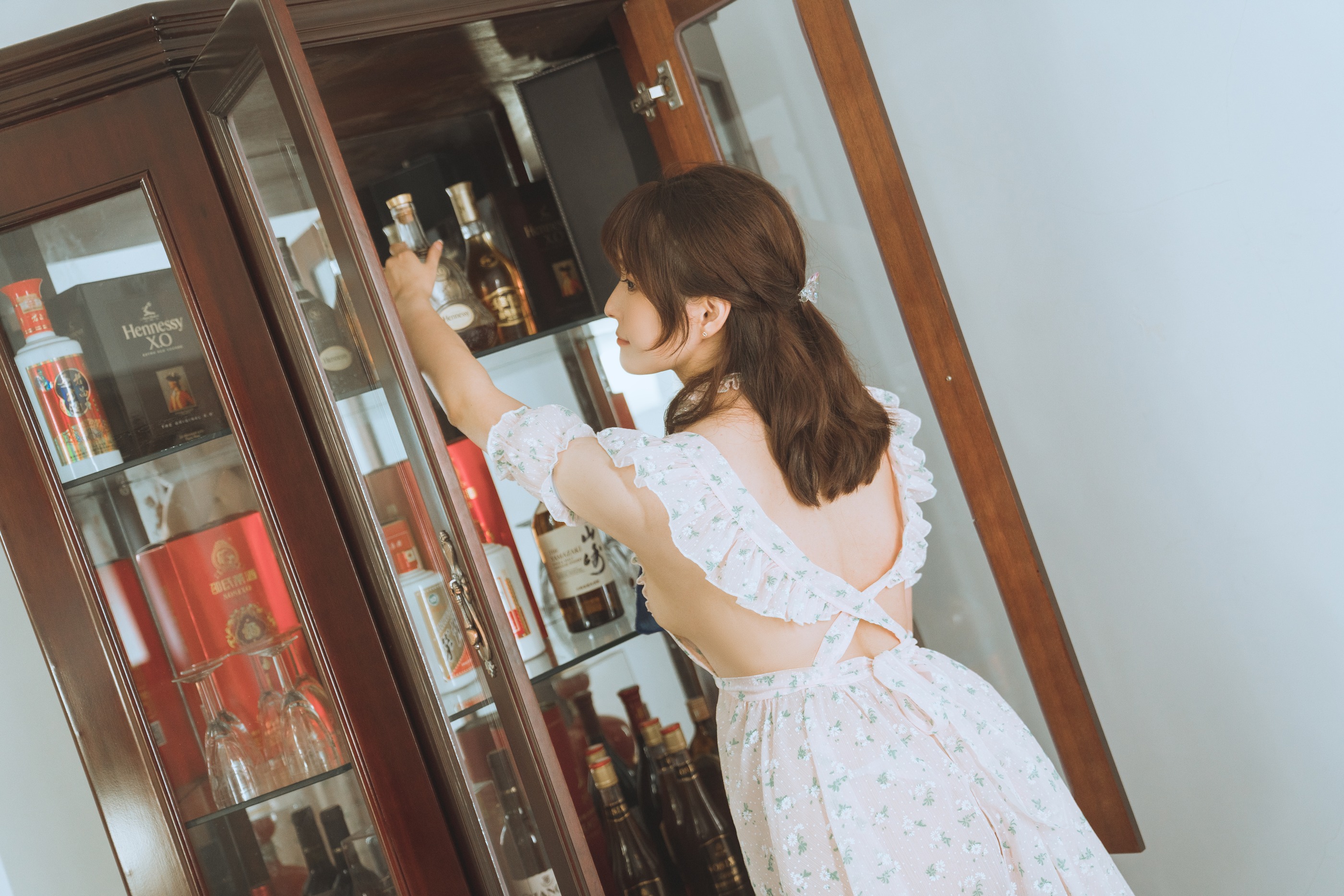 图片[1]-Natsuko夏夏子 – NO.075 碎花围裙[55P]-XikXak